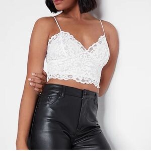 Express lace bralette
